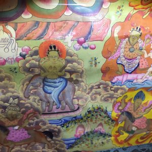 Un thangka de Mahakala, Tibet ou Népal, 19/20ème — photo 8