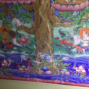 Un thangka d'un arbre généalogique, Tibet ou Népal, 19/20ème — photo 13