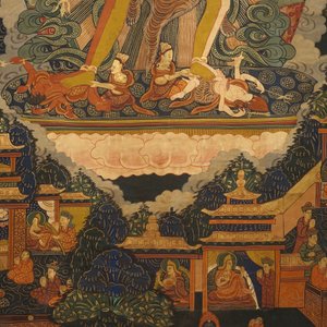 Un thangka figurant Chakrasamvara, Tibet, 19/20ème — photo 6