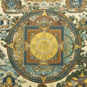 Un thangka 'mandala', Népal ou Tibet, 19/20ème — photo 1