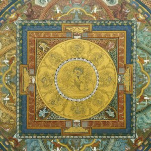 Un thangka 'mandala', Népal ou Tibet, 19/20ème — photo 3