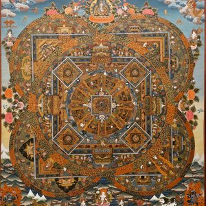 Un thangka, Tibet ou Népal, 19/20ème — photo 1