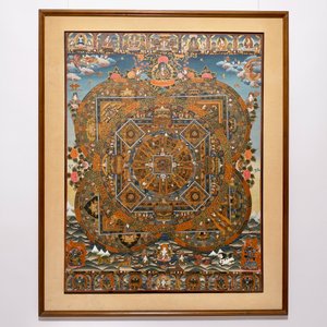Un thangka, Tibet ou Népal, 19/20ème — photo 2