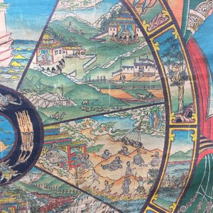 Un thangka tibétain, 19/20ème — photo 11