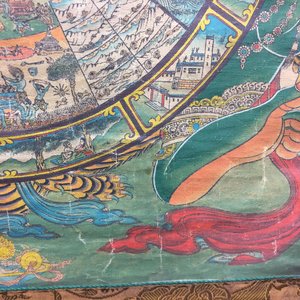 Un thangka tibétain, 19/20ème — photo 13