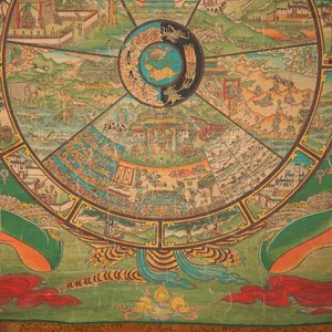 Un thangka tibétain, 19/20ème — photo 3