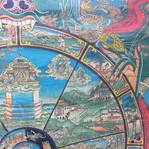 Un thangka tibétain, 19/20ème — photo 8