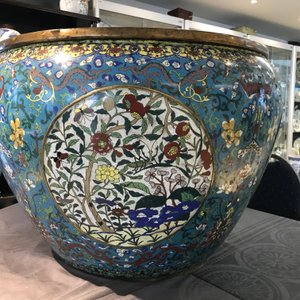 Un très grand aquarium en émaux cloisonnés et bronze doré, Chine, Jiaqing — photo 8