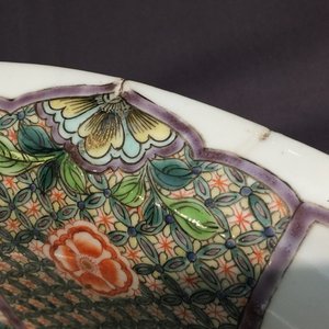 Un très grand bol en porcelaine de Chine famille verte, 19/20ème — photo 12