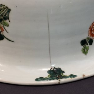 Un très grand bol en porcelaine de Chine famille verte, 19/20ème — photo 16