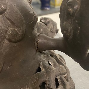 Un très grand brûle-parfum couvert en bronze, Chine, marque de Xuande, Ming — photo 10
