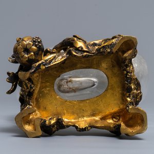Un vase Art Nouveau en cristal sur pied en bronze doré, Baccarat et Escalier de Cristal, Paris, vers 1920 — photo 6