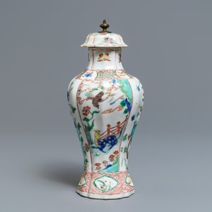 Un vase couvert en porcelaine de Chine famille verte, Kangxi — photo 3