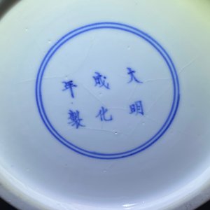 Un vase de forme bouteille en porcelaine de Chine en bleu et blanc, Kangxi — photo 12