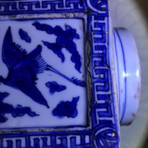 Un vase de forme cong en porcelaine de Chine bleu et blanc, Jiajing/Wanli — photo 26
