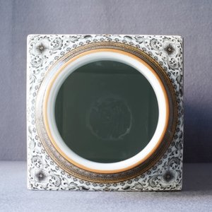 Un vase de forme cong en porcelaine de Chine famille rose, signé Zhang Songmao, daté 2002 — photo 22