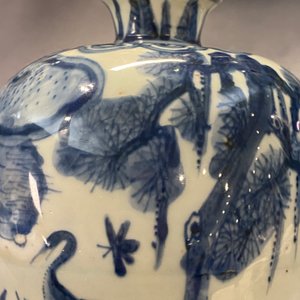 Un vase de forme 'meiping' en porcelaine de Chine en bleu et blanc, Wanli — photo 24