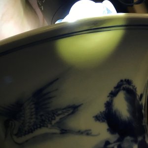 Un vase de forme yenyen en porcelaine de Chine bleu et blanc, Kangxi — photo 7