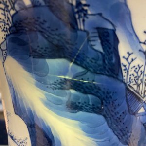 Un vase de forme yenyen en porcelaine de Chine en bleu et blanc, Kangxi — photo 10