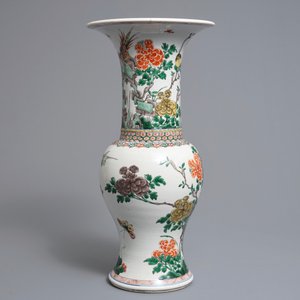 Un vase de forme yenyen en porcelaine de Chine famille verte, Kangxi — photo 2