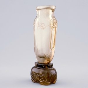 Un vase en cristal de rocher chinois, 19ème — photo 1