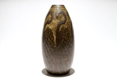 Un vase en grès aux flamants, Charles Catteau pour Boch Frères Keramis, ca. 1924