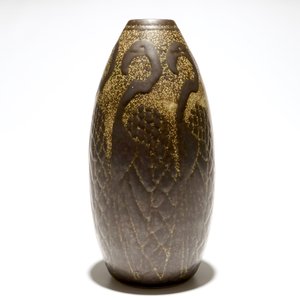 Un vase en grès aux flamants, Charles Catteau pour Boch Frères Keramis, ca. 1924 — photo 2