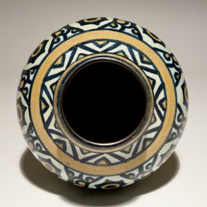 Un vase en grès aux fleurs stylisées, Charles Catteau pour Boch Frères Keramis, ca. 1924 — photo 5
