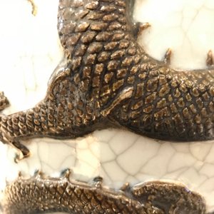 Un vase en porcelaine de Chine dit 'de Nankin' à décor d'un dragon, 19ème — photo 7