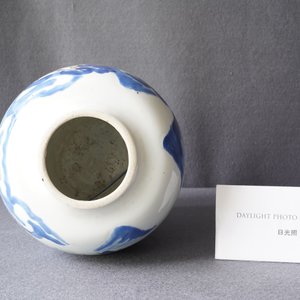 Un vase en porcelaine de Chine en bleu, blanc, céladon et rouge de cuivre à décor d'un paysage, Kangxi — photo 10