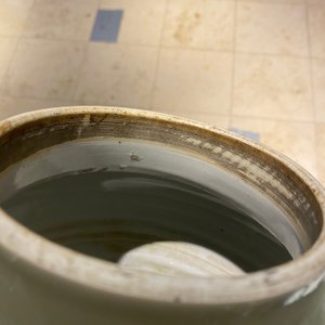 Un vase en porcelaine de Chine en bleu, blanc et rouge de cuivre à fond céladon, Kangxi — photo 29