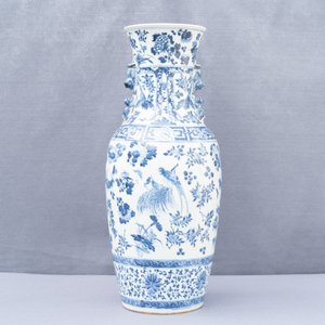 Un vase en porcelaine de Chine en bleu et blanc, 19ème — photo 12