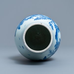 Un vase en porcelaine de Chine en bleu et blanc, marque et époque de Yongzheng — photo 5