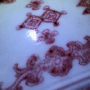Un vase en porcelaine de Chine en rouge de cuivre à décor de lotus, Qianlong — photo 18