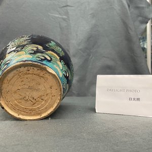 Un vase en porcelaine de Chine fahua à décor de canards mandarins, Ming — photo 12