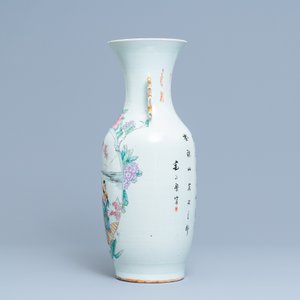 Un vase en porcelaine de Chine famille rose à décor de Zhang Guolao, 19/20ème — photo 4