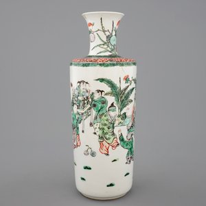 Un vase en porcelaine de Chine famille verte, 19ème — photo 4