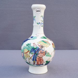 Un vase en porcelaine de Chine famille verte, marque de Chenghua, Kangxi — photo 9