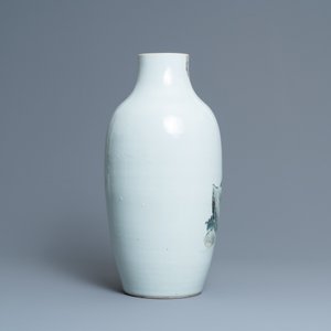 Un vase en porcelaine de Chine qianjiang cai, 19ème — photo 3
