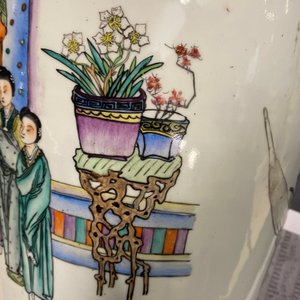 Un vase en porcelaine de Chine qianjiang cai à double décor, 19/20ème — photo 17