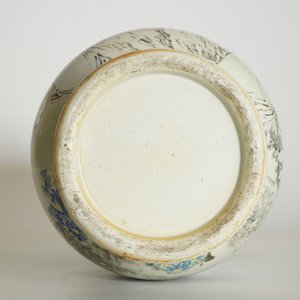 Un vase en porcelaine de Chine qianjiang cai aux joueurs de go, 19/20ème — photo 12