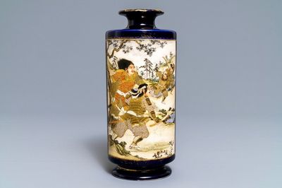 Un vase en porcelaine Satsuma de Japon, Meiji, 19ème