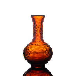 Un vase en verre de Pékin pour le marché islamique inscrit 'Allah' et 'Mohammed le Prophète', 18/19ème — photo 2