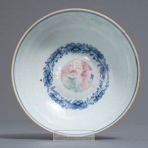 Un vase et un bol en porcelaine de Chine famille verte et rose, 19ème — photo 11