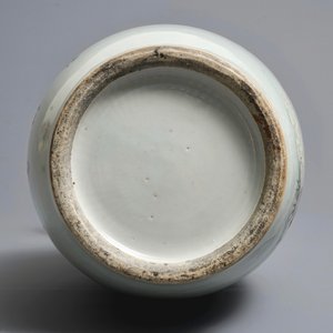 Un vase et un porte-chapeau en porcelaine de Chine qianjiang cai, 19/20ème — photo 13