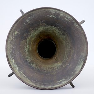 Un vase gu en bronze, Chine, fin de la Dynastie Ming — photo 9