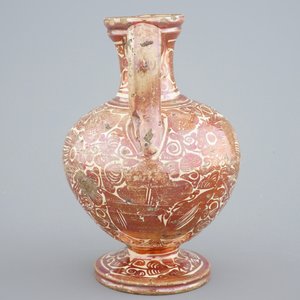 Un vase lustré hispano-moresque en forme d'amphore, Espagne, 16/17ème — photo 3