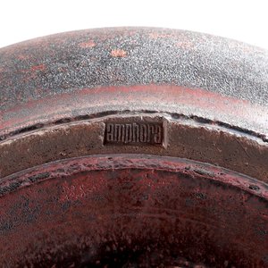 Un vase moderniste de forme cylindrique à décor en relief, Perignem, 2ème moitié du 20ème — photo 8