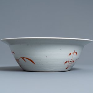 Un vase, un plat et un bol en porcelaine de Chine famille rose, 19ème — photo 12