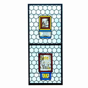 Un vitrail composé d'éléments en verre peint et teinté, France, 16/17ème — photo 3